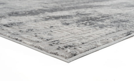 United Weavers Cascades Mazama Grey Rug - angle view