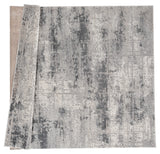 United Weavers Cascades Mazama Grey Rug - backing detail