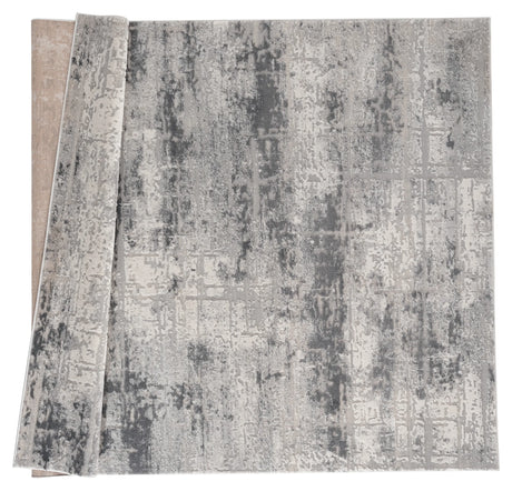 United Weavers Cascades Mazama Grey Rug - backing detail