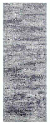 United Weavers Cascades Mazama Grey Rug - runner front view