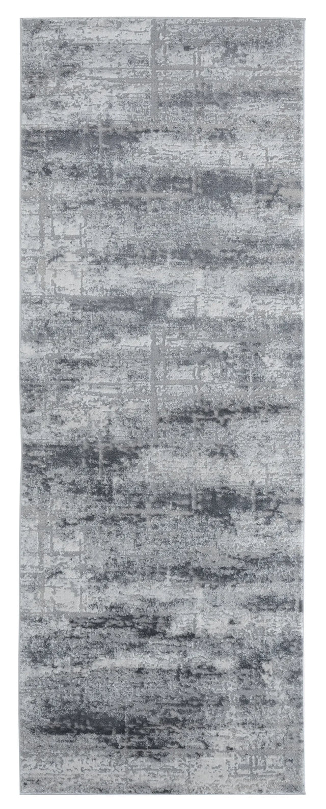United Weavers Cascades Mazama Grey Rug - runner front view