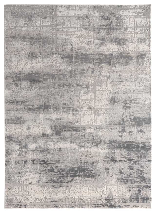 United Weavers Cascades Mazama Grey Rug - front view