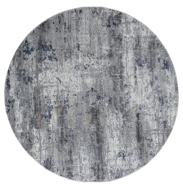United Weavers Cascades Mazama Multi Rug - round front view
