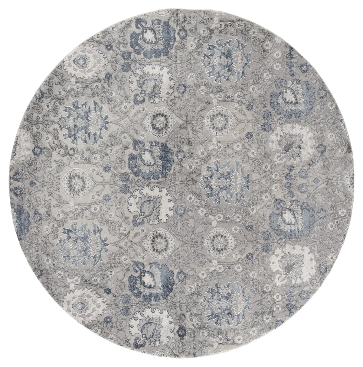 United Weavers Cascades Olallie Blue Rug - round front view