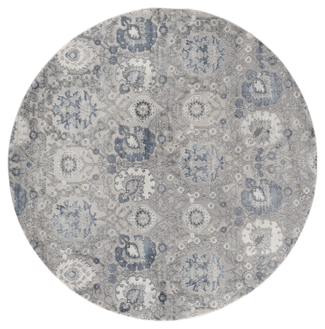 United Weavers Cascades Olallie Blue Rug - round front view
