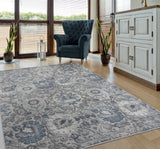 United Weavers Cascades Olallie Blue Rug - room scene