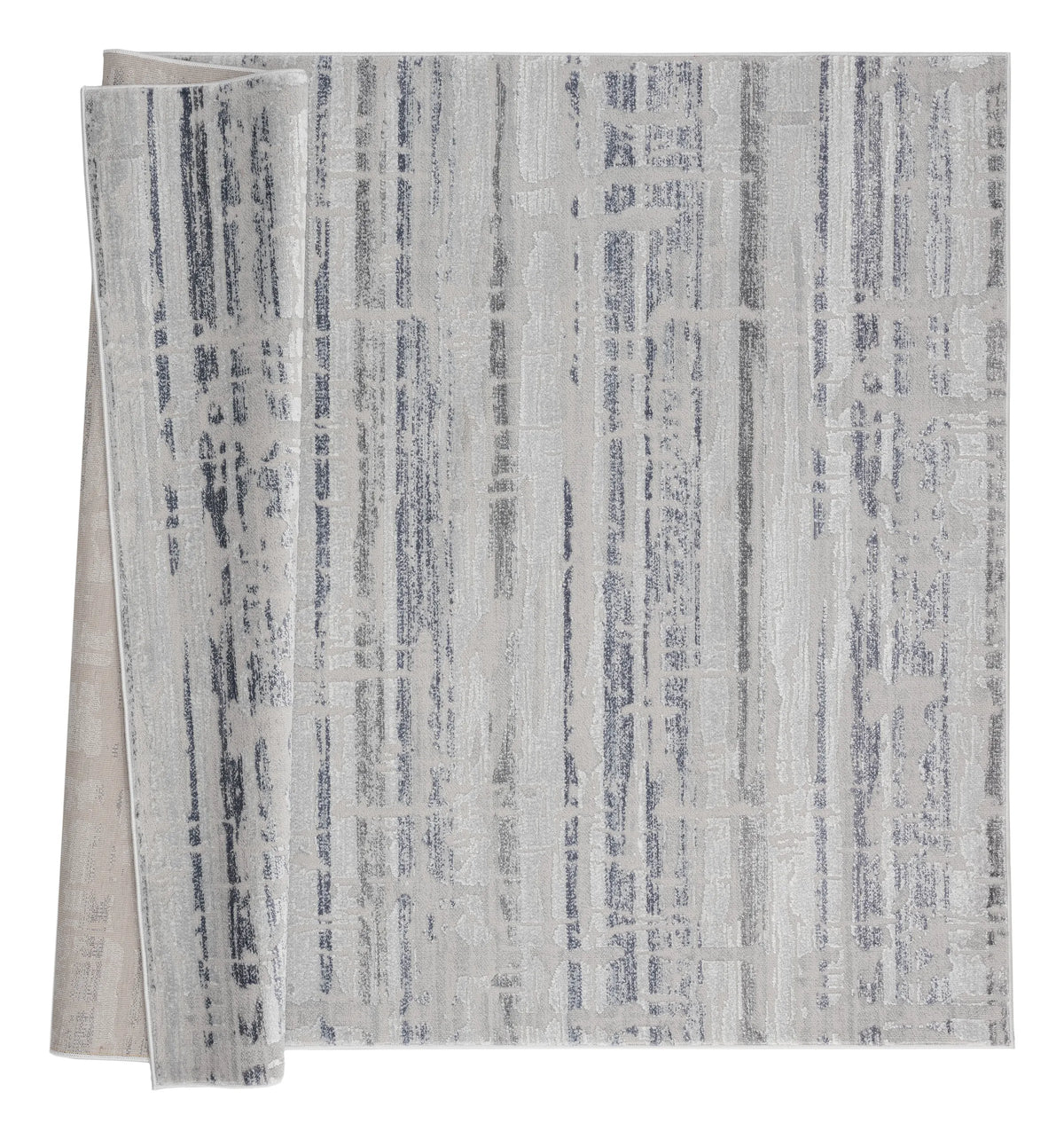 United Weavers Cascades Rainier Blue Rug - backing detail