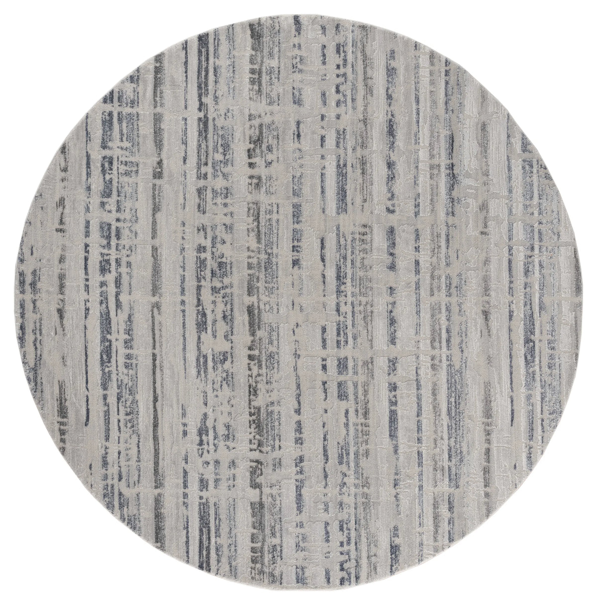 United Weavers Cascades Rainier Blue Rug - round front view