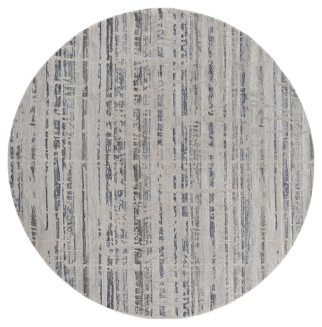 United Weavers Cascades Rainier Blue Rug - round front view