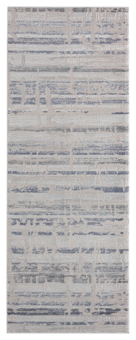 United Weavers Cascades Rainier Blue Rug - runner front view