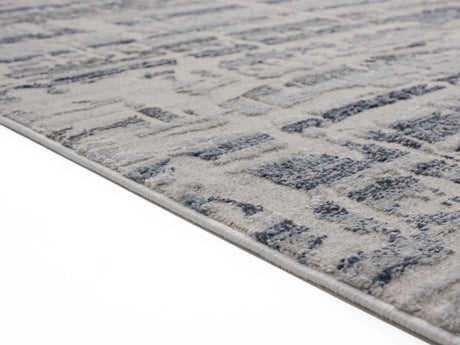 United Weavers Cascades Rainier Blue Rug - pile height detail
