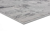 United Weavers Cascades Salish Grey Rug - angle view