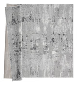 United Weavers Cascades Salish Grey Rug - backing detail
