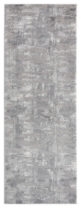 United Weavers Cascades Salish Grey Rug - runner front view