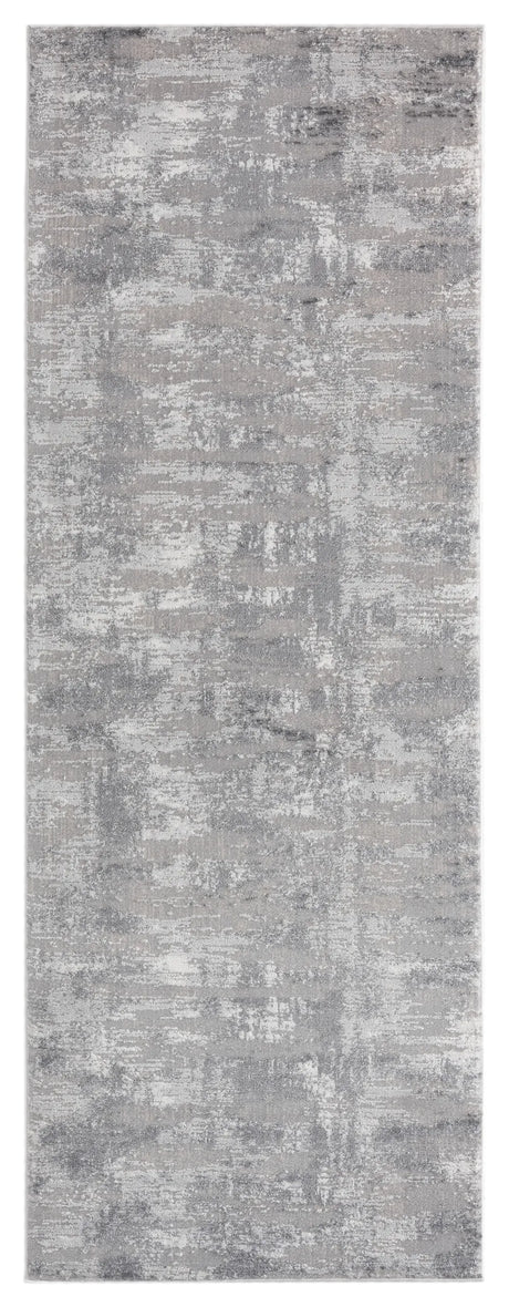 United Weavers Cascades Salish Grey Rug - runner front view
