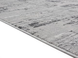 United Weavers Cascades Salish Grey Rug - pile height detail