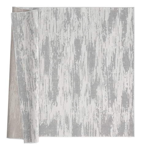 United Weavers Cascades Salish Silver Rug - backing detail