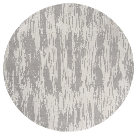 United Weavers Cascades Salish Silver Rug - round front view