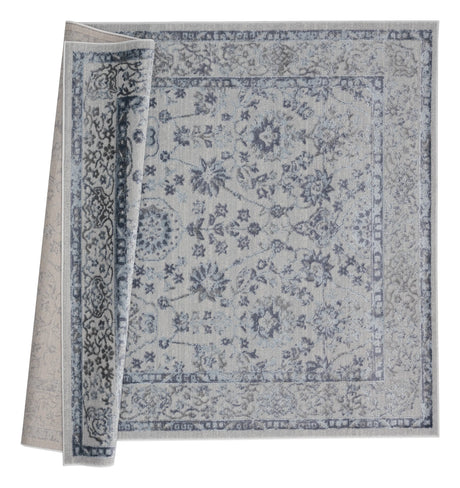 United Weavers Cascades Shasta Blue Rug - backing detail