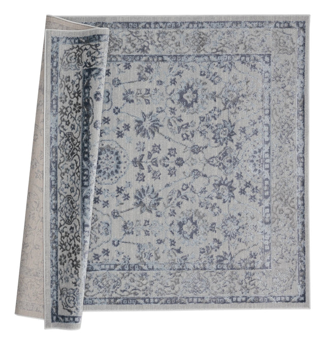 United Weavers Cascades Shasta Blue Rug - backing detail