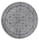 United Weavers Cascades Shasta Blue Rug - round front view