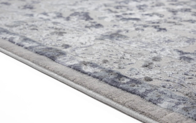 United Weavers Cascades Shasta Blue Rug - pile height detail