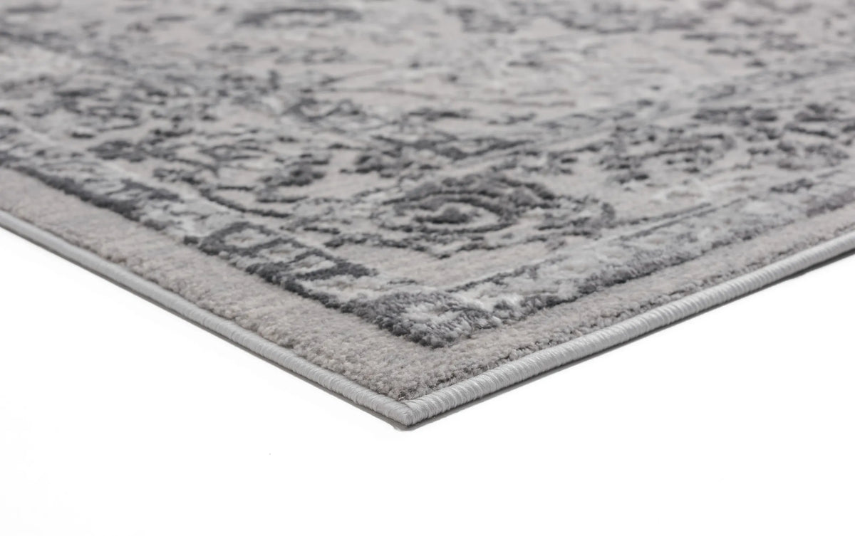 United Weavers Cascades Shasta Grey Rug - angle view
