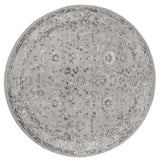 United Weavers Cascades Shasta Grey Rug - round front view