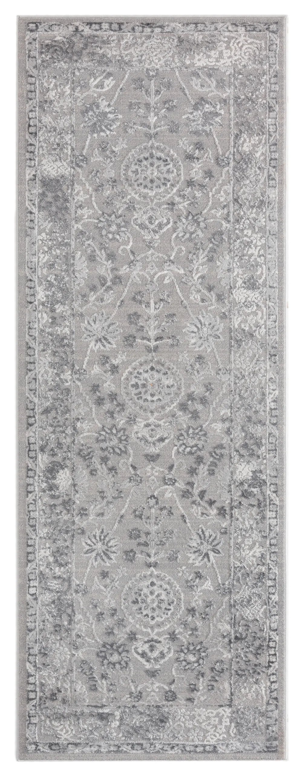 United Weavers Cascades Shasta Grey Rug - runner front view