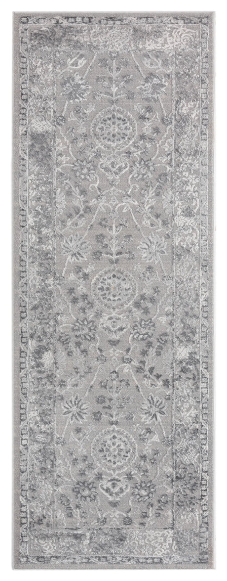 United Weavers Cascades Shasta Grey Rug - runner front view
