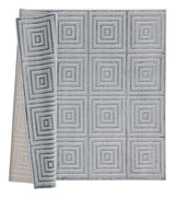 United Weavers Cascades Tehama Bluegrey Blue/Grey Rug - backing detail