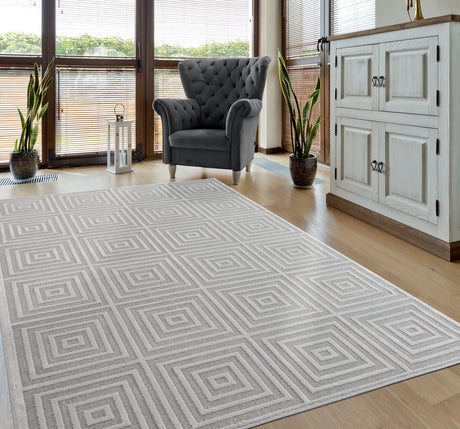 United Weavers Cascades Tehama Sand Rug - room scene