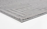 United Weavers Cascades Tehama Silver Rug - angle view