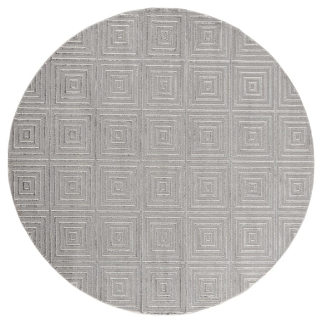United Weavers Cascades Tehama Silver Rug - round front view