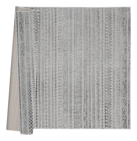 United Weavers Cascades Yamsay Grey Rug - backing detail