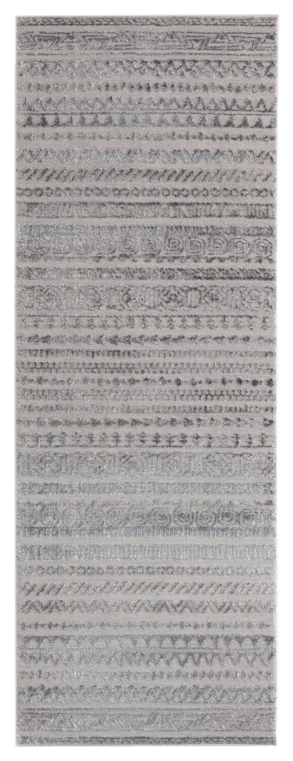 United Weavers Cascades Yamsay Grey Rug - runner front view