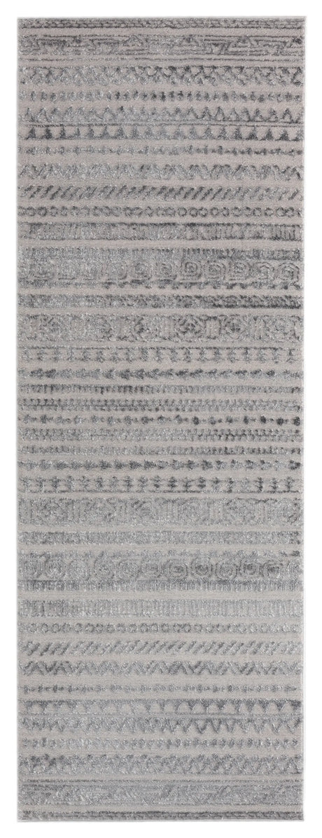 United Weavers Cascades Yamsay Grey Rug - runner front view