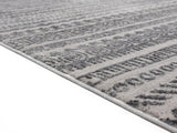 United Weavers Cascades Yamsay Grey Rug - pile height detail