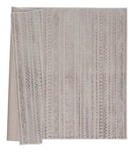 United Weavers Cascades Yamsay Wheat Rug - backing detail