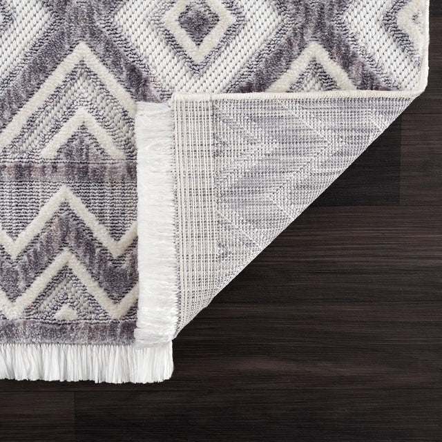 United Weavers Chelsea Brimmer Grey Rug - backing detail