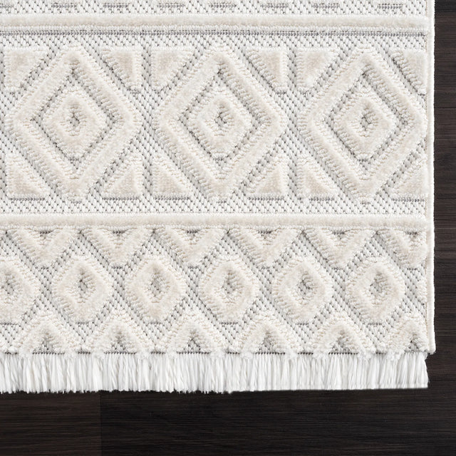United Weavers Chelsea Kane White Rug - angle view