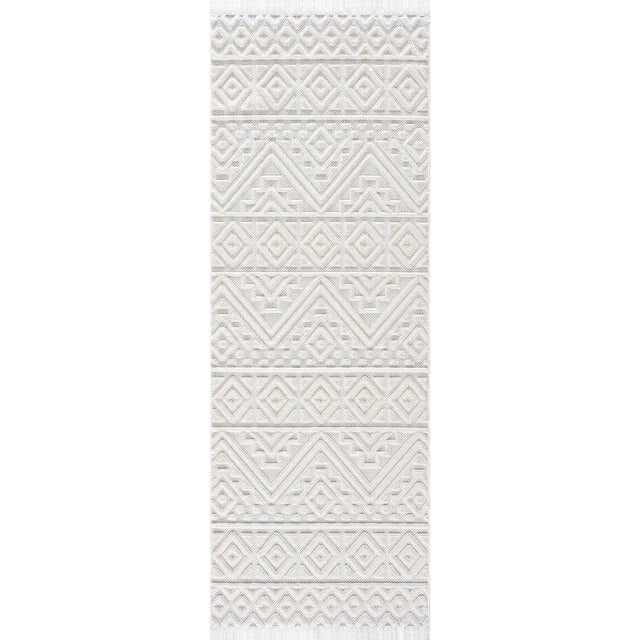United Weavers Chelsea Kane White Rug - runner front view