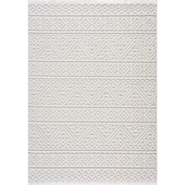 United Weavers Chelsea Kane White Rug - front view