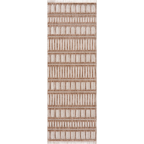 United Weavers Chelsea Yeager Brown Rug - runner front view