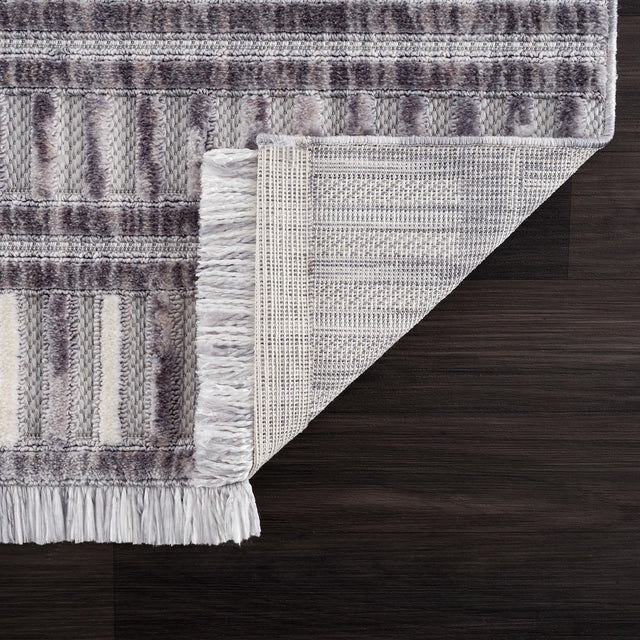 United Weavers Chelsea Yeager Smoke Rug - backing detail