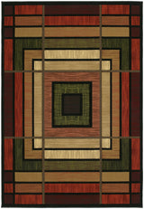 United Weavers Contours Ambience Terracotta Rug - front view