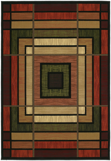 United Weavers Contours Ambience Terracotta Rug - front view