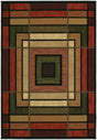 United Weavers Contours Ambience Terracotta Rug - front view