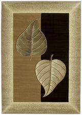 United Weavers Contours Basil Chocolate Rug - front view