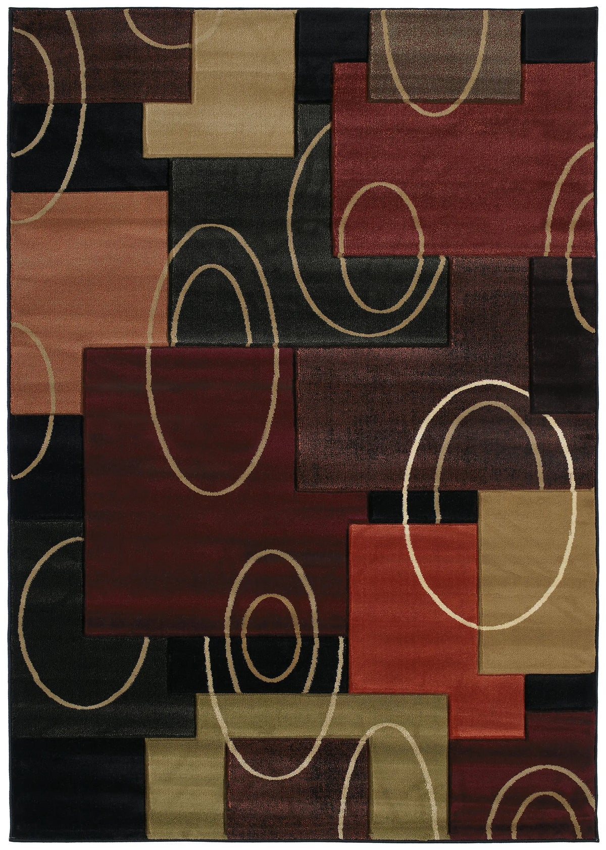 United Weavers Contours Cha Onyx Rug - front view